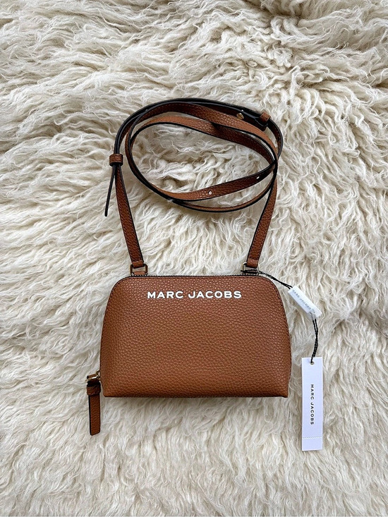 Marc Jacobs Handbags - Marc Jacobs Mini Pebbled Leather Crossbody Bag Whiskey Brown NWT